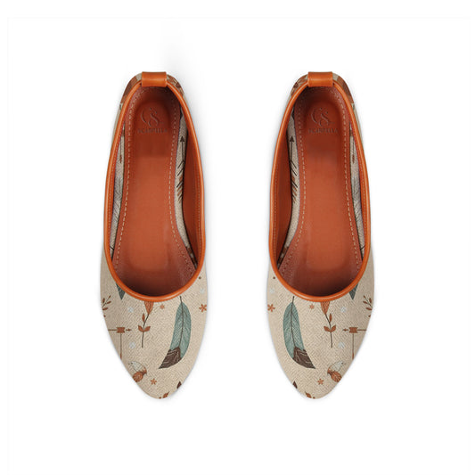 MAYZA Noxi  Printed Flat Shoes