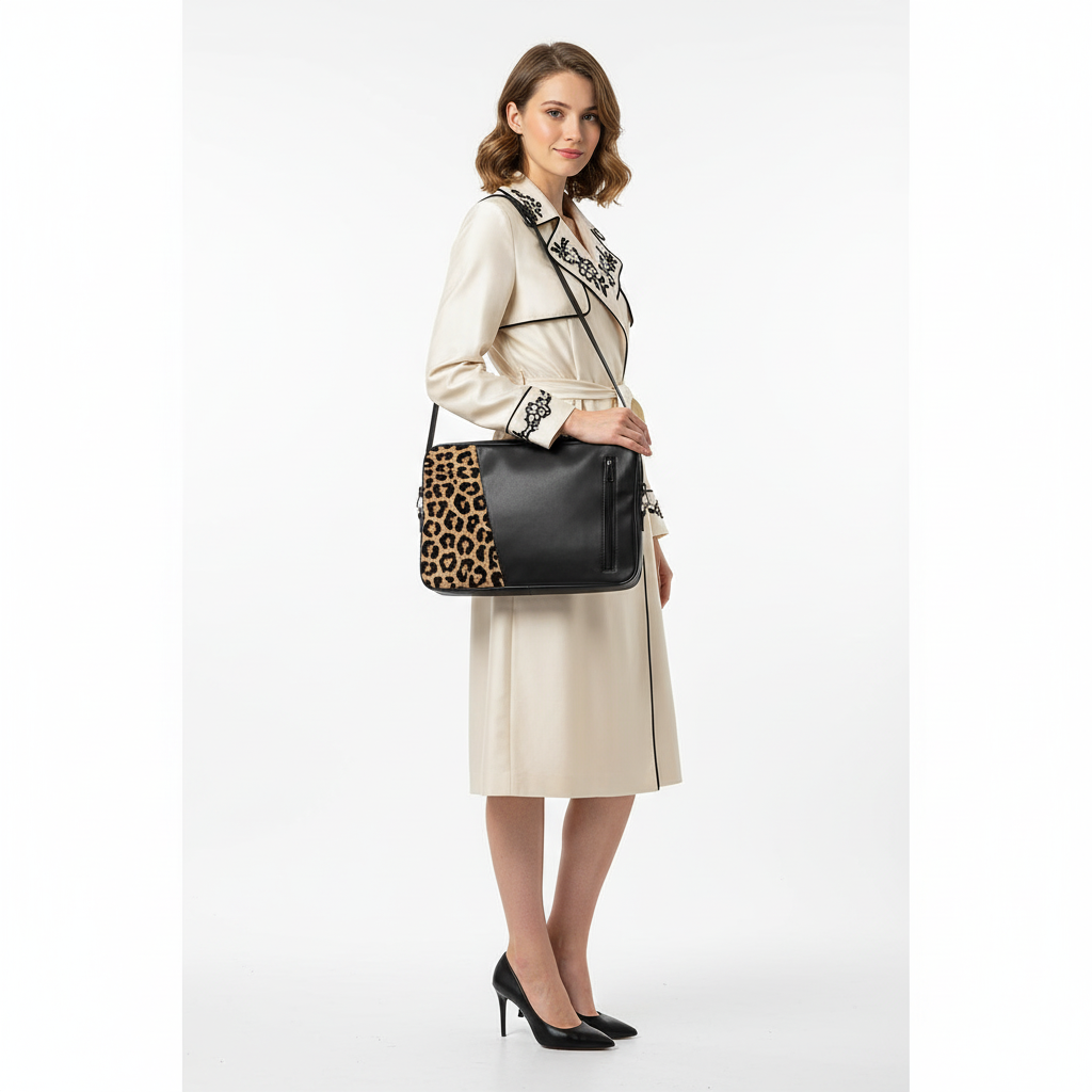 Black Cheetah Edge Laptop Sleeve