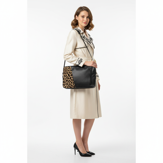 Black Cheetah Edge Laptop Sleeve