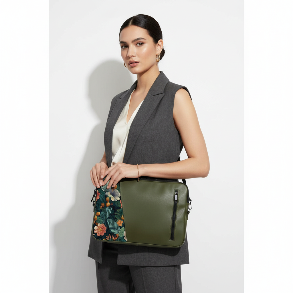 Olive HENU Edge Laptop Sleeve