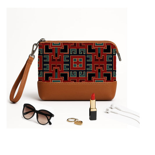 Printed  LAYLA  Clutch Majestic