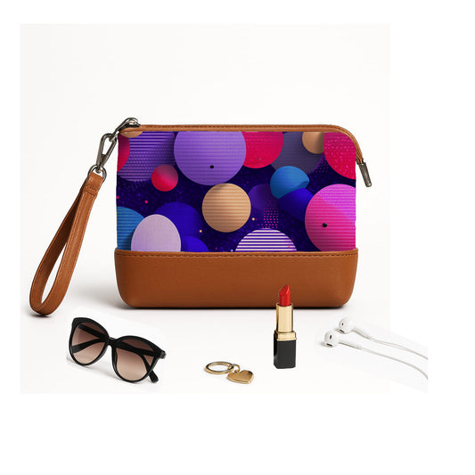 Printed  LAYLA  Clutch Velour