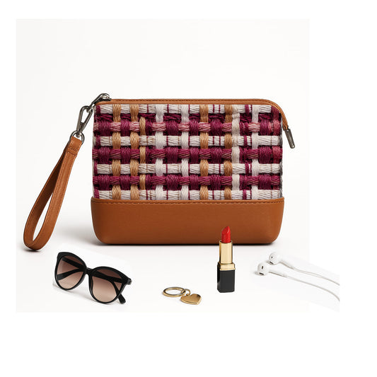 Printed  LAYLA  Clutch Zen