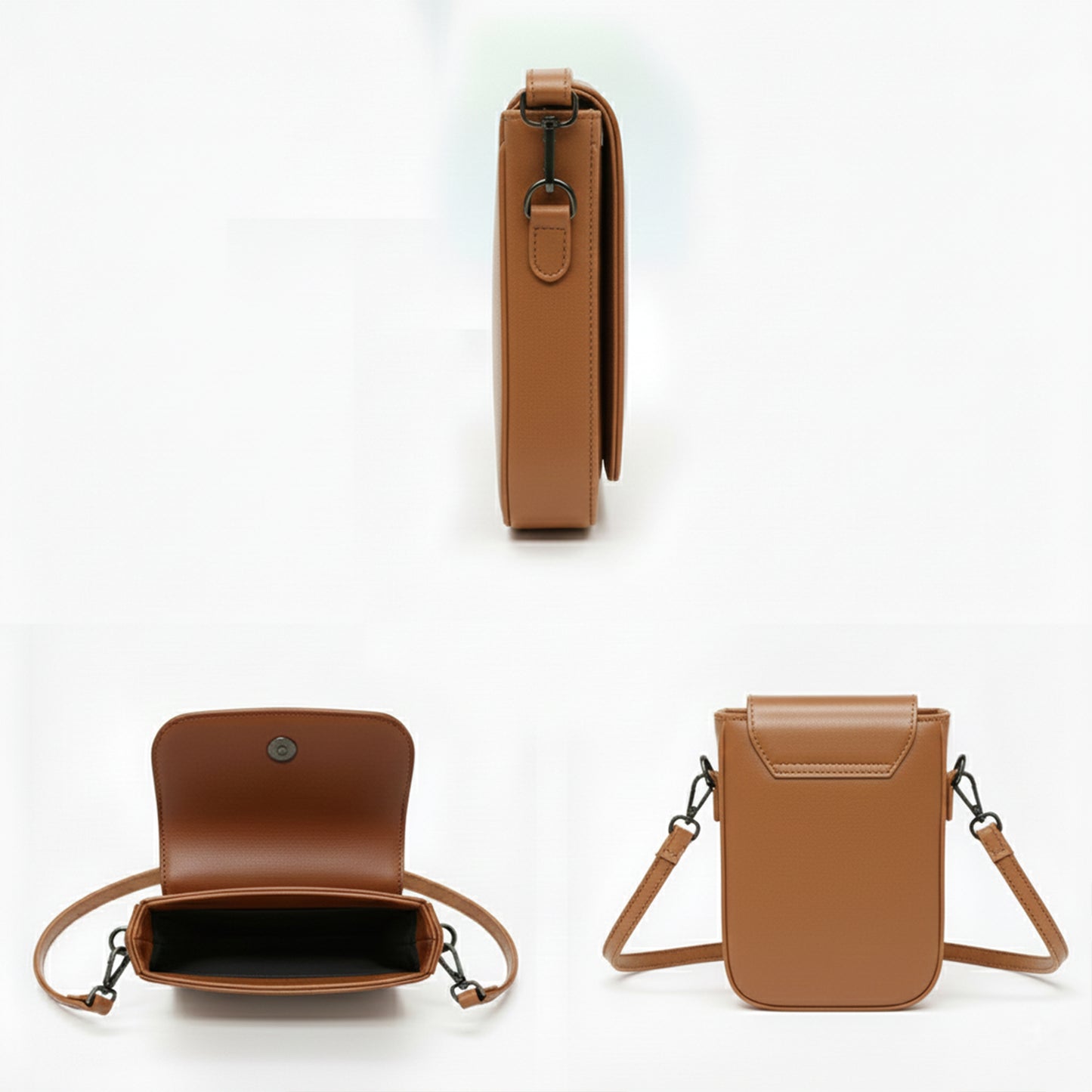 Cheetah Sleek Crossbody Clutch | Scarpella