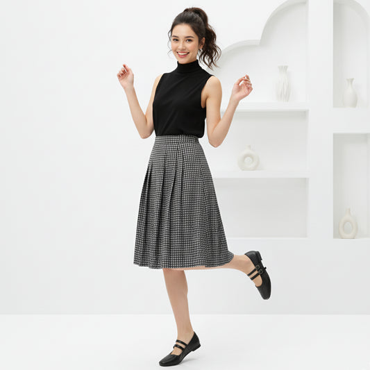 Black Agy Flat Shoes