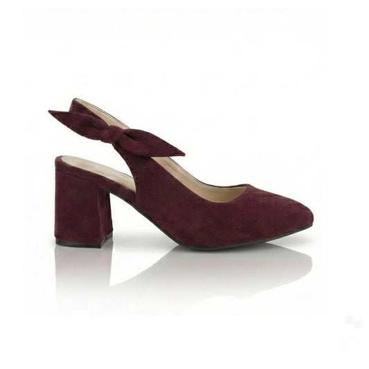 Bow Slingback Block Heel | Scarpella