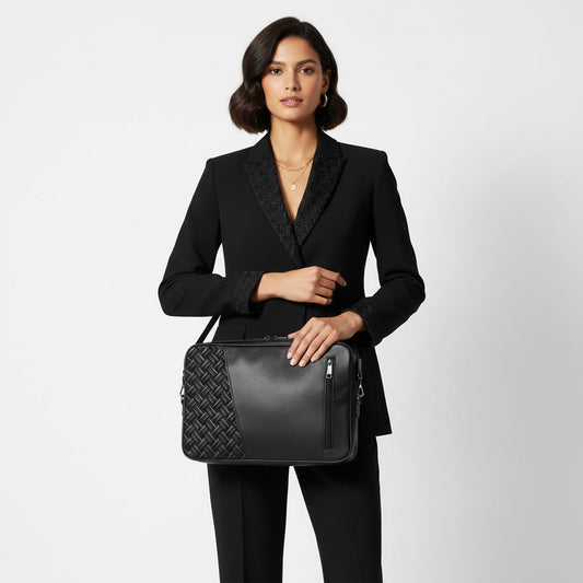 Black ronnien Edge Laptop Sleeve