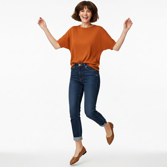 Havana Strips Flat Shoes