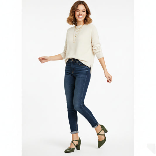 Olive Classy Strap Heel