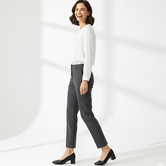 Black Riva Pleated Heel