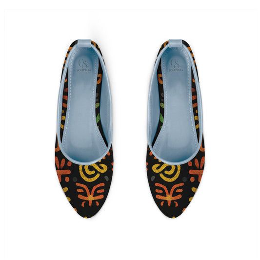 MAYZA Vesper Printed Flat Shoes