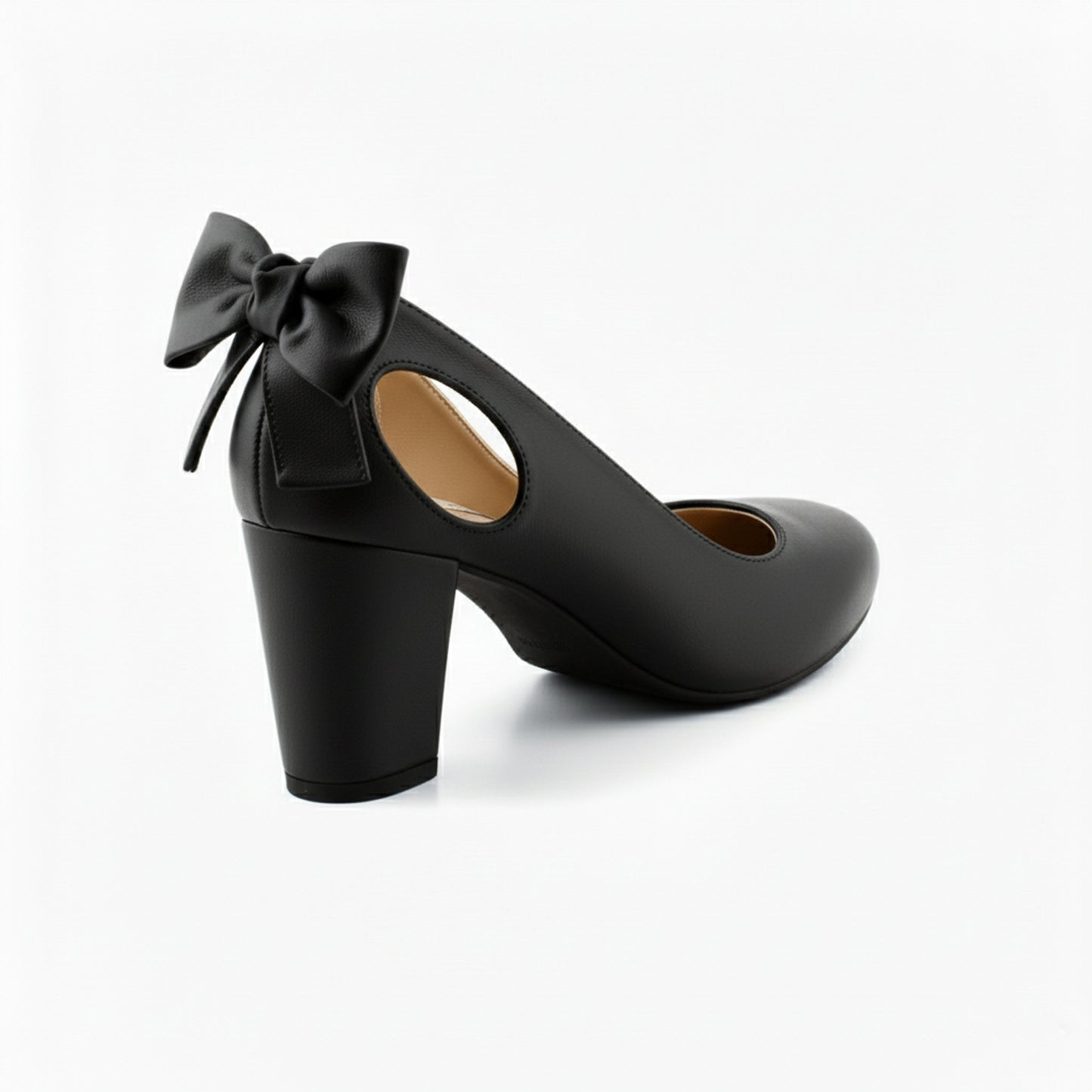 Black Bow Heel