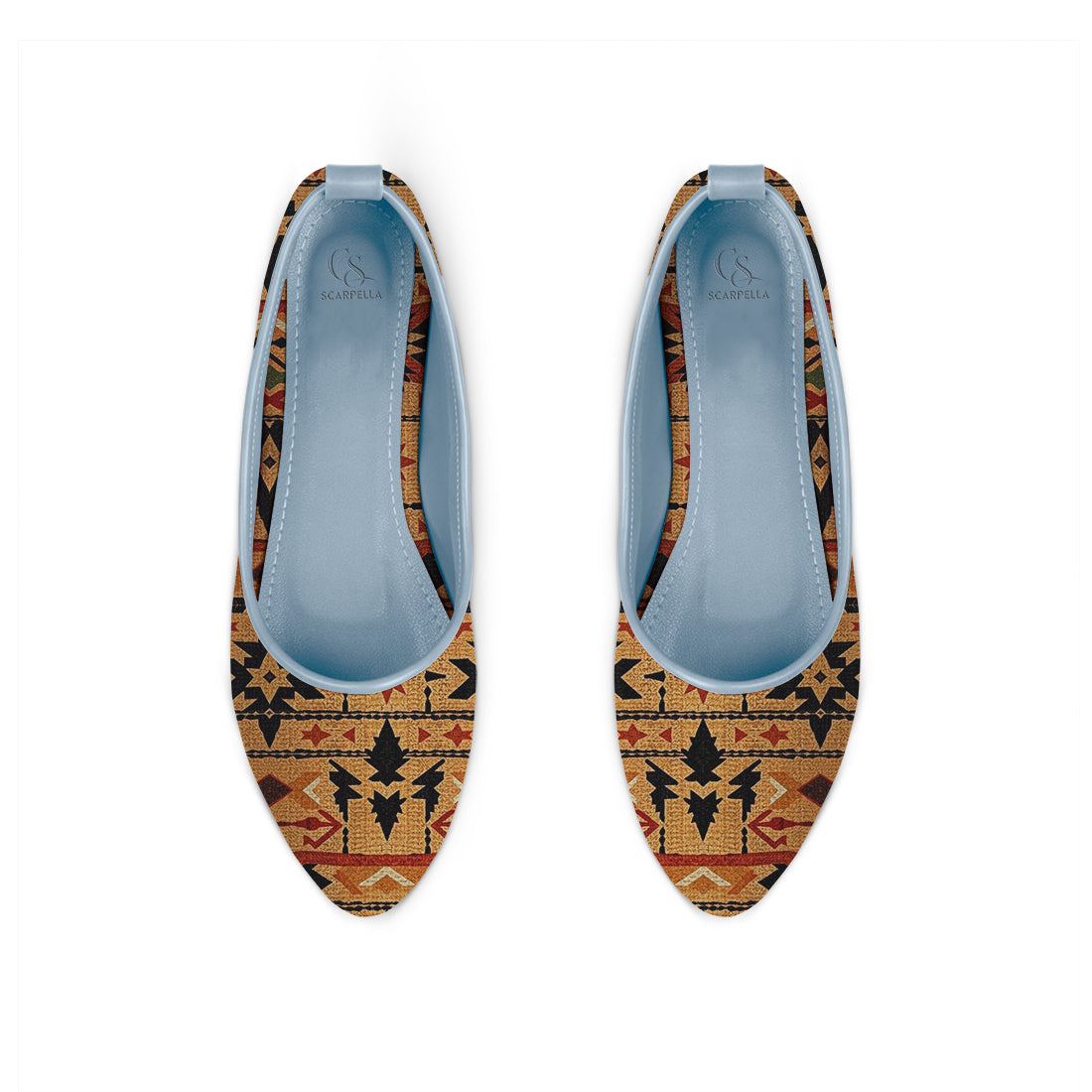 MAYZA Roux Printed Flat Shoes