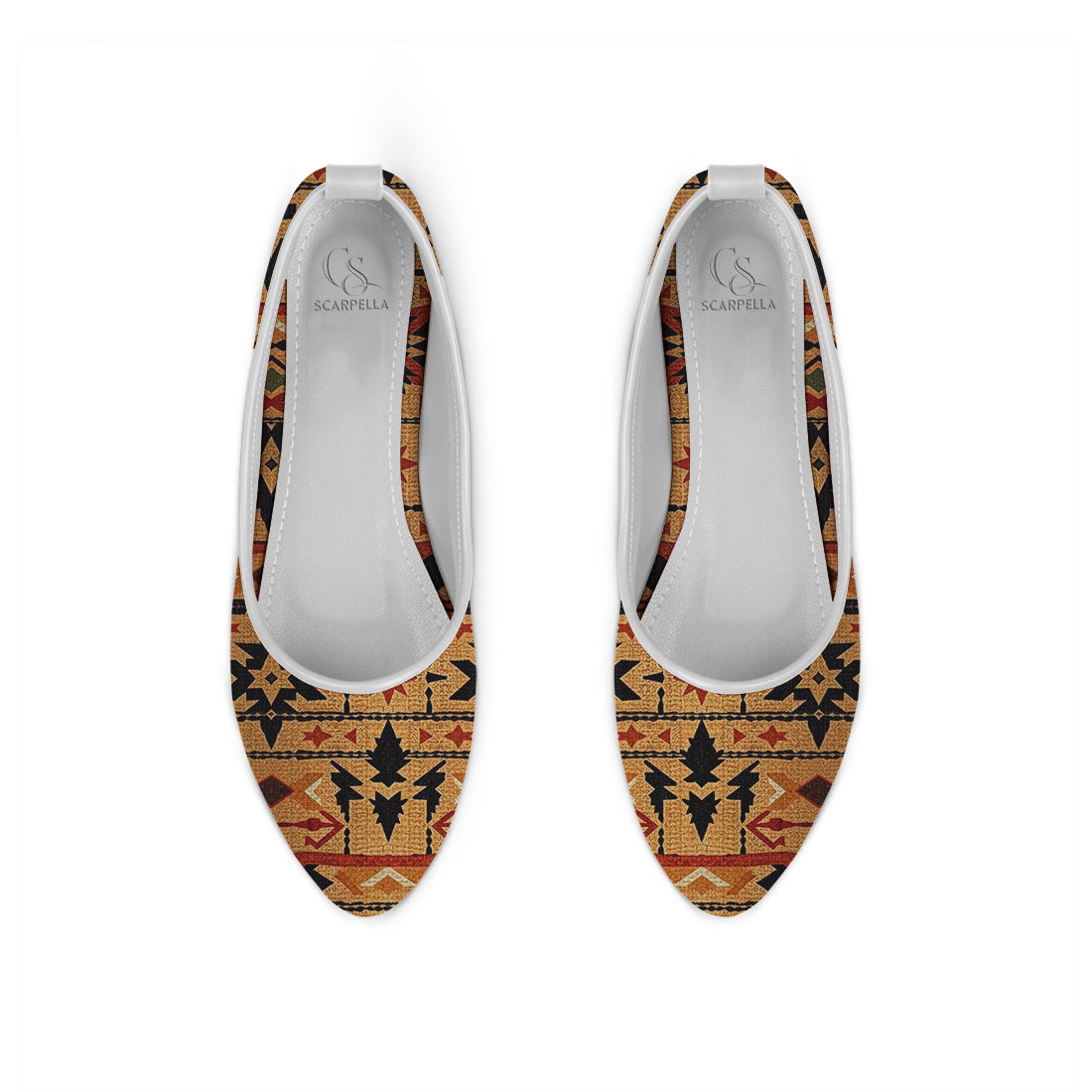 MAYZA Roux Printed Flat Shoes