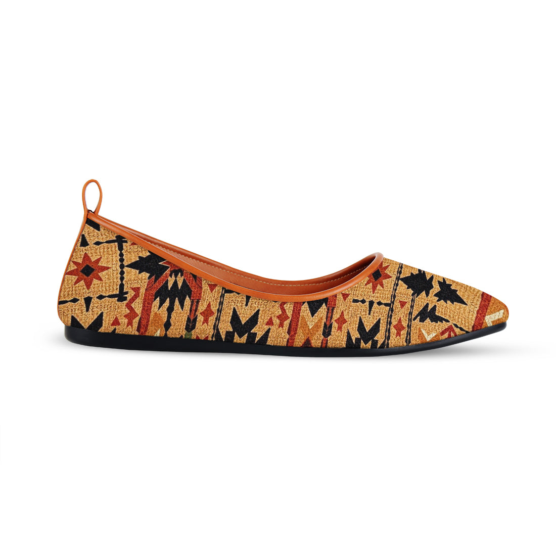 MAYZA Roux Printed Flat Shoes