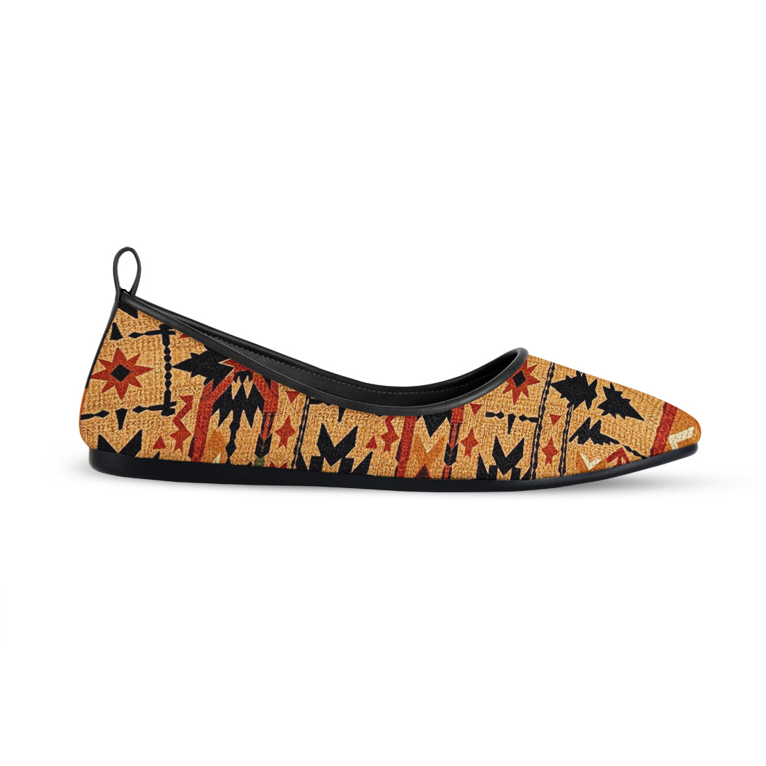 MAYZA Roux Printed Flat Shoes