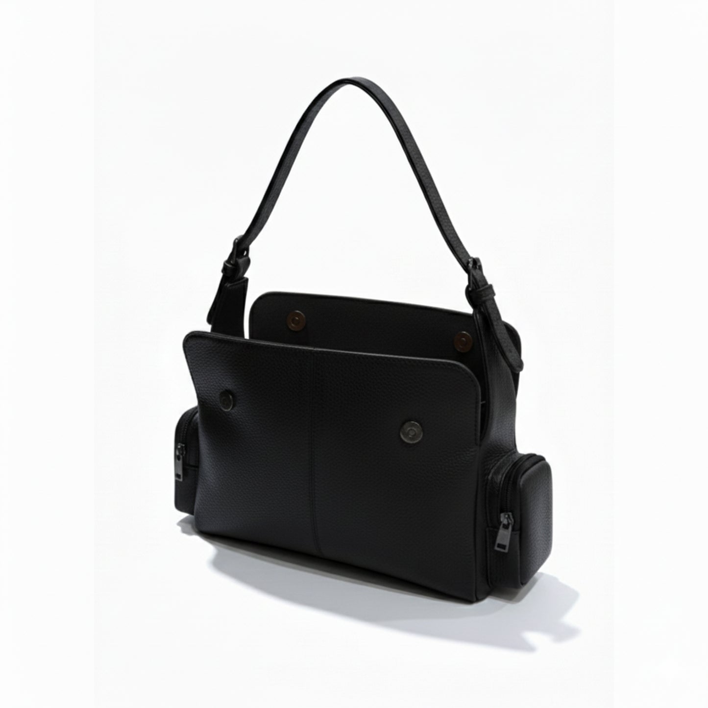 Black LUSHA Dual Carry Bag (Hand & Shoulder)