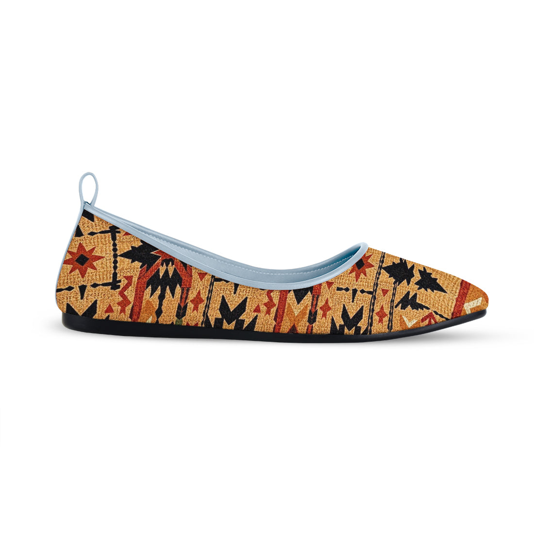 MAYZA Roux Printed Flat Shoes