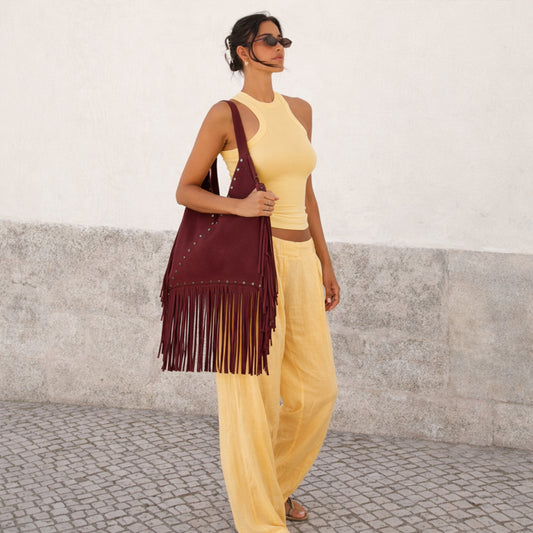 Virella Fringe Hobo | Scarpella