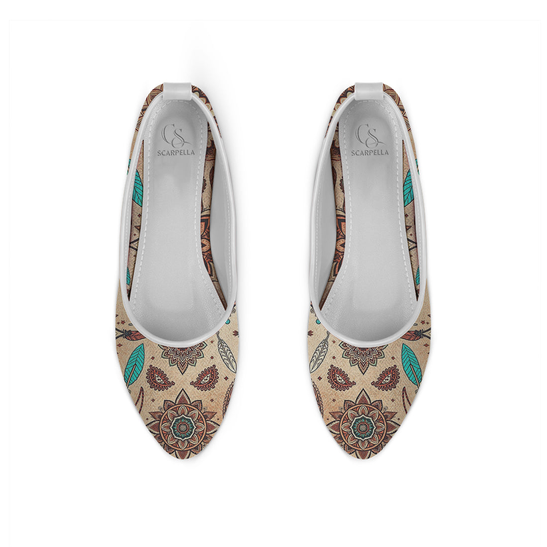 MAYZA Melo Printed Flat Shoes