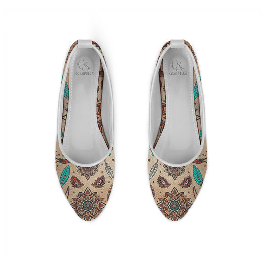 MAYZA Melo Printed Flat Shoes