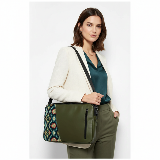 Olive vector Edge Laptop Sleeve