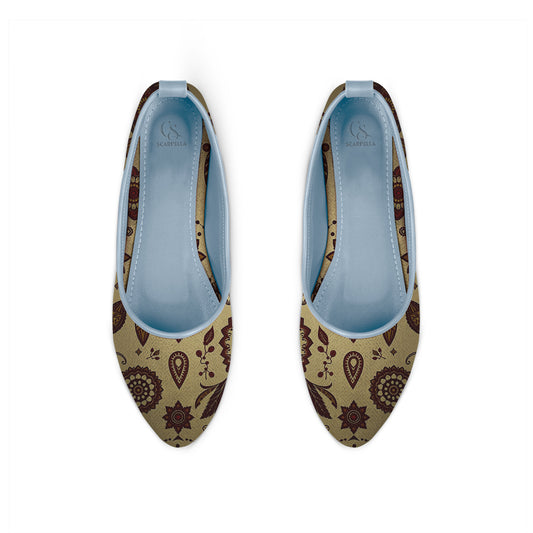 MAYZA Baya Printed Flat Shoes
