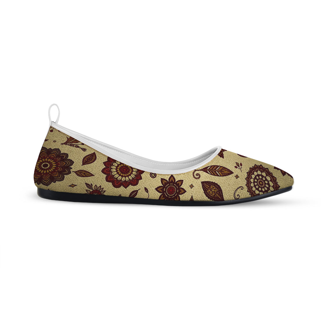 MAYZA Baya Printed Flat Shoes