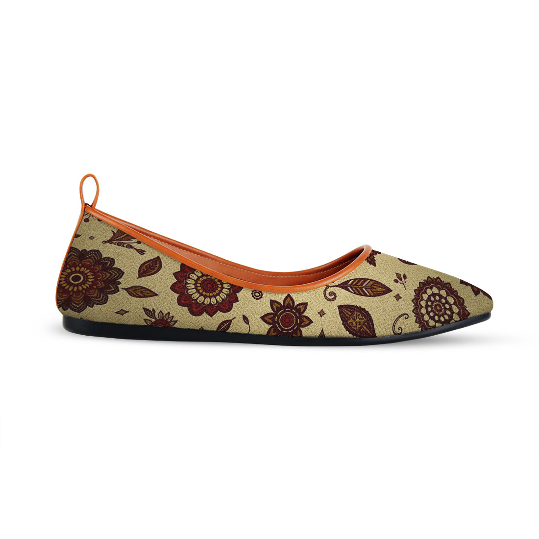 MAYZA Baya Printed Flat Shoes