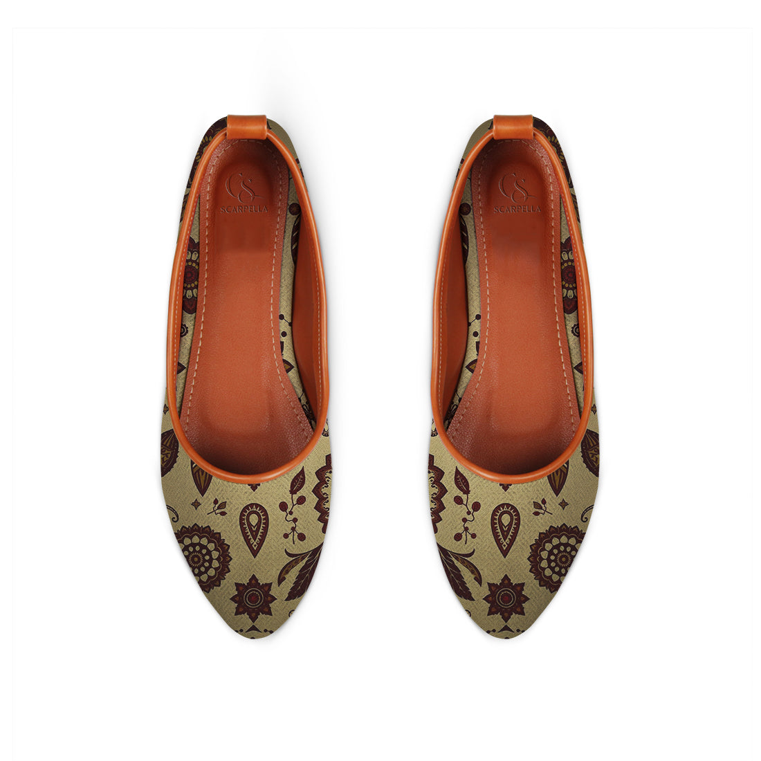 MAYZA Baya Printed Flat Shoes