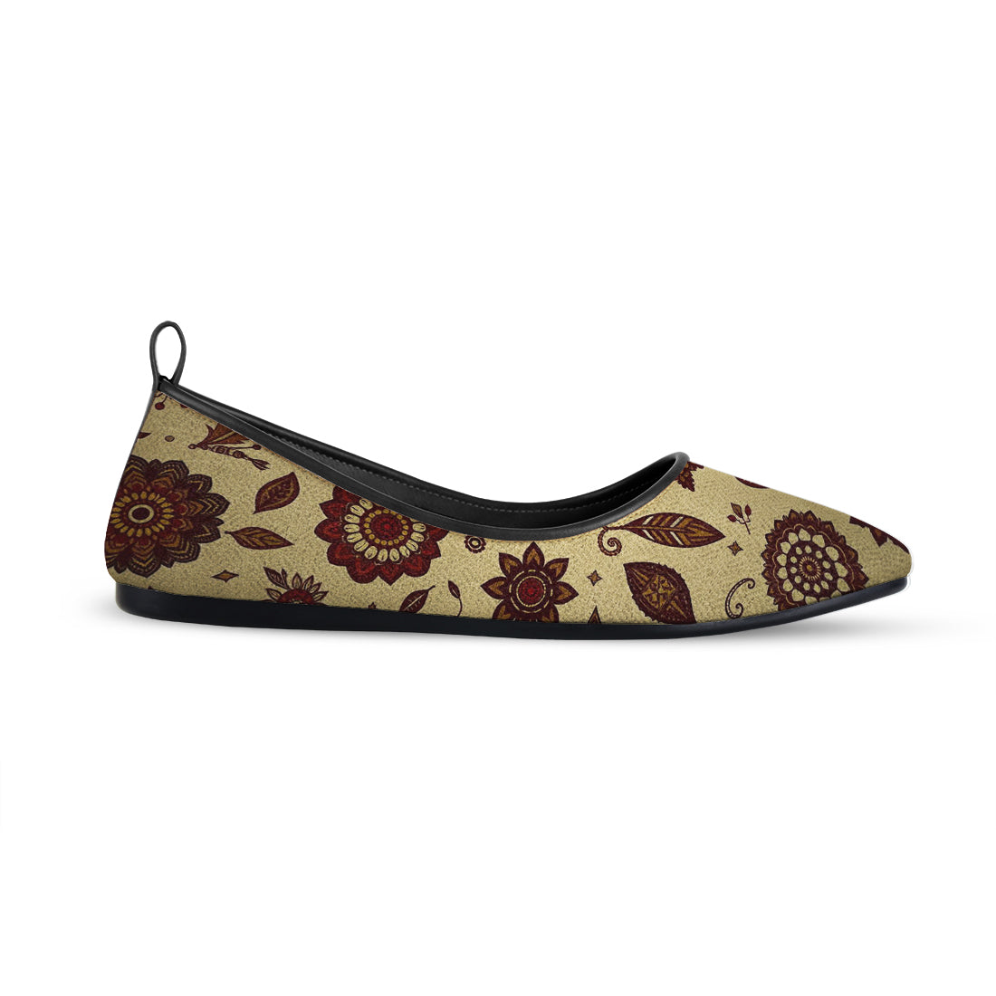 MAYZA Baya Printed Flat Shoes