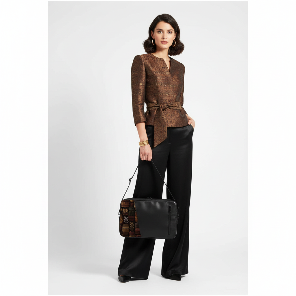 Black ruizb Edge Laptop Sleeve