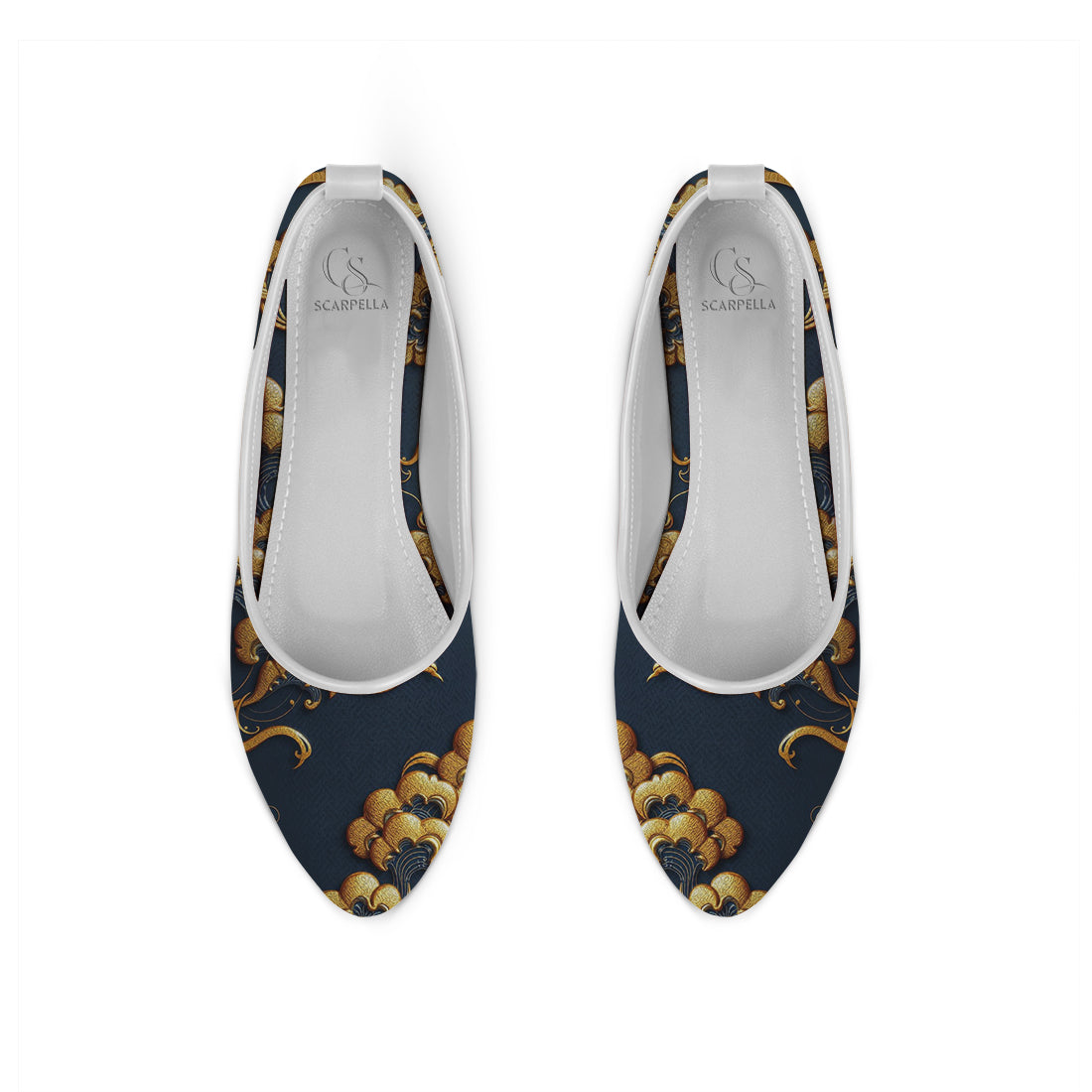 MAYZA Zuri Printed Flat Shoes