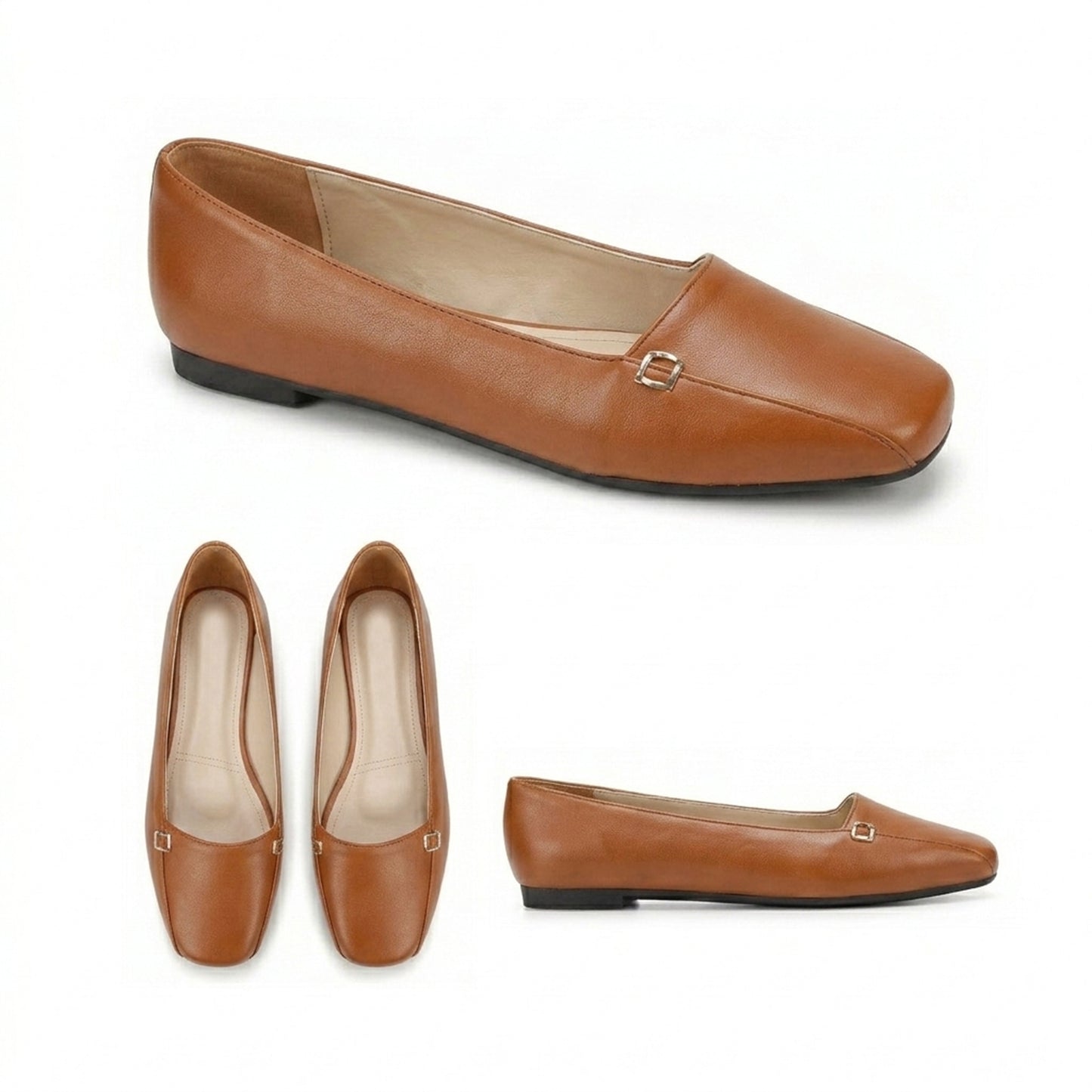 Ivy – Square Toe Flat