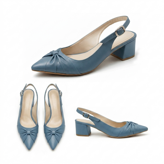 Vera – Knot Slingback Heel