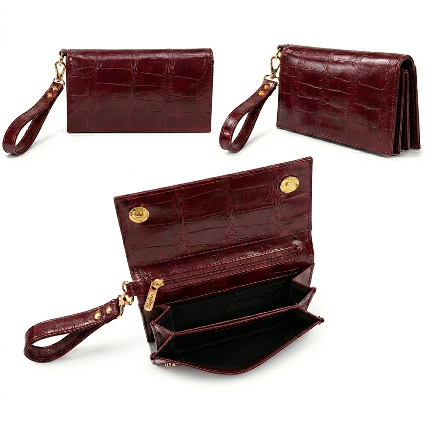 Bellavie – Croc Clutch Wallet