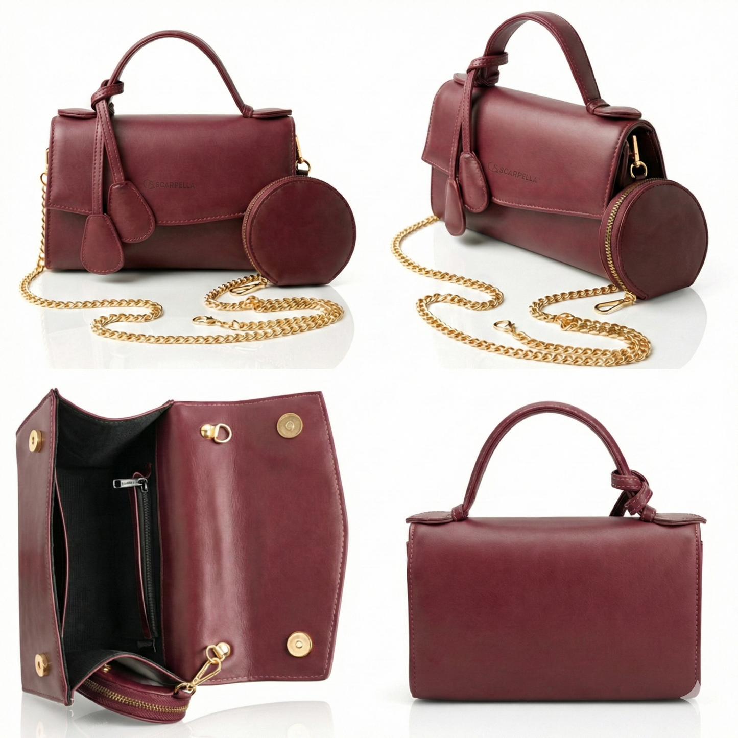 Verde Mini Chain Bag | Scarpella