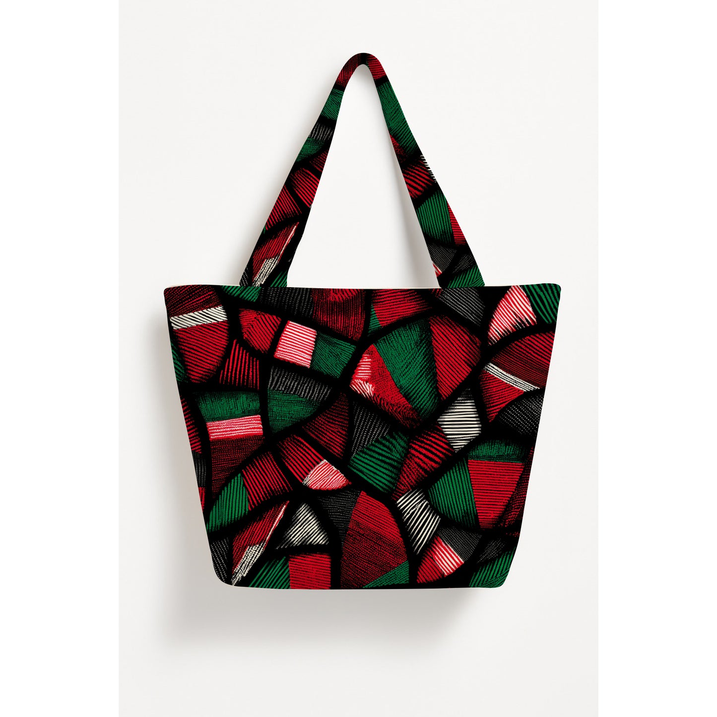 Printed Aki Basket Tote Bag