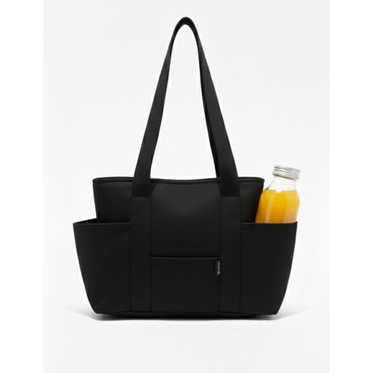 Black Utility Tote Bag