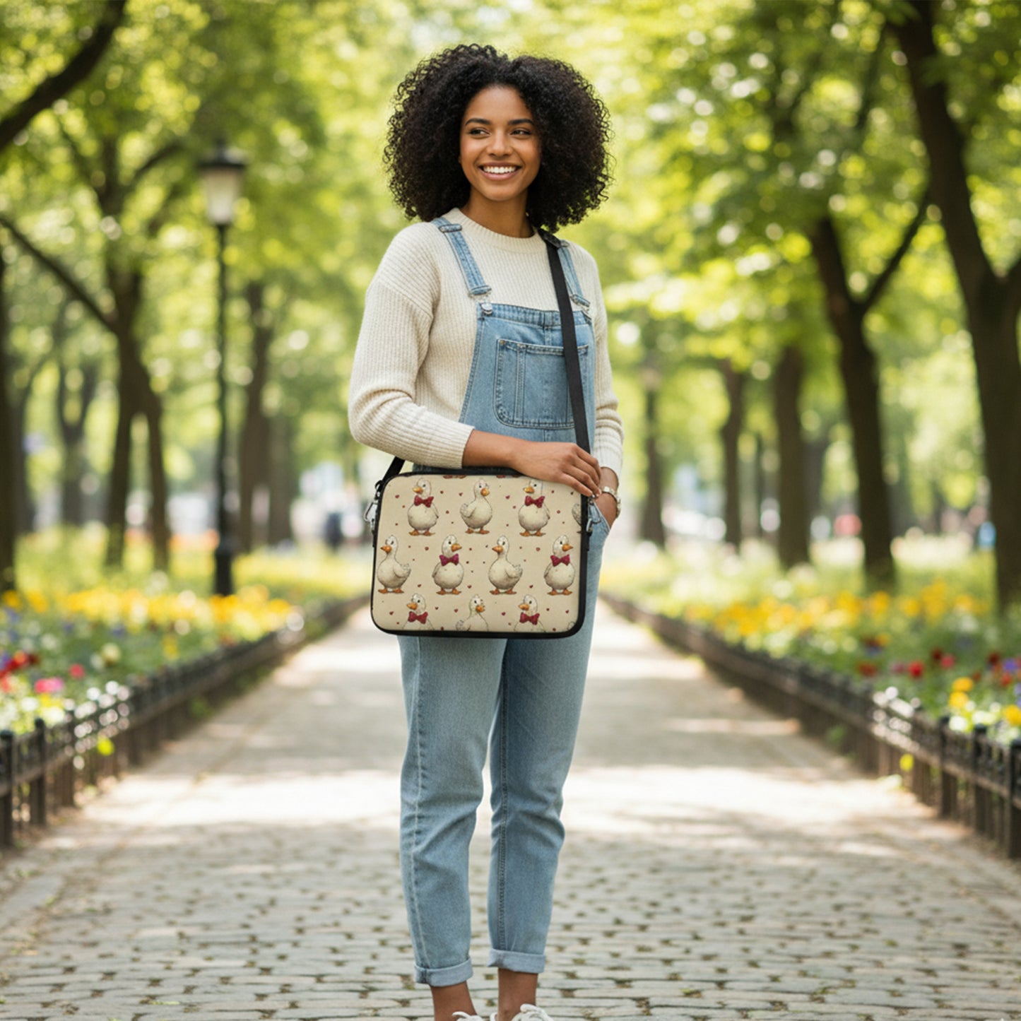 Printed Duck Laptop Sleeve