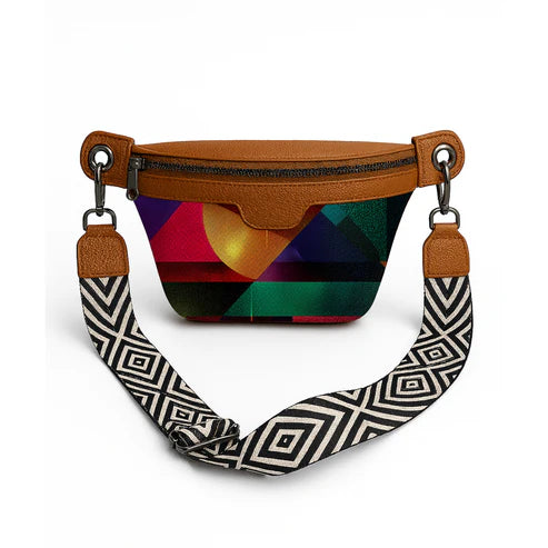 Printed Lana Elmas Waist Bag