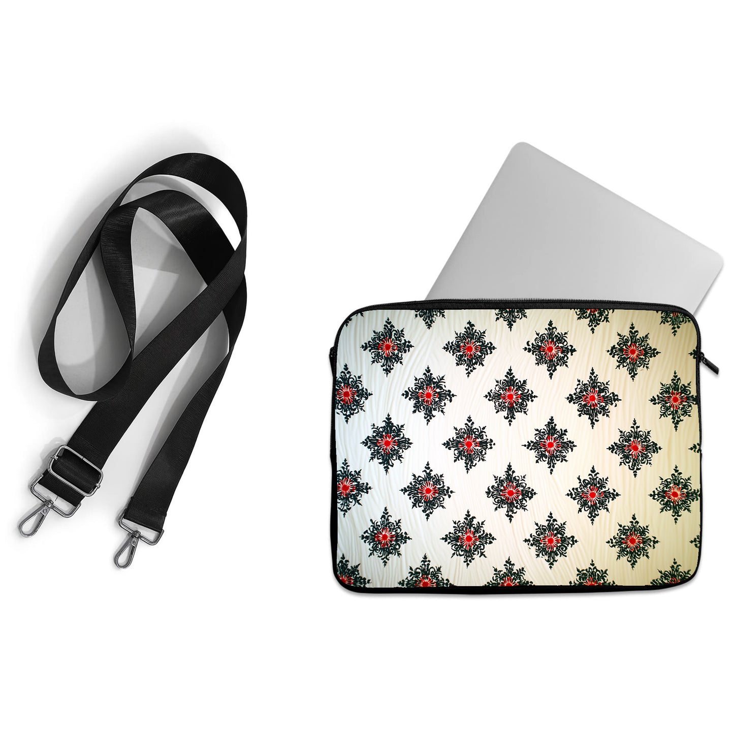Printed Flourish Laptop Sleeve