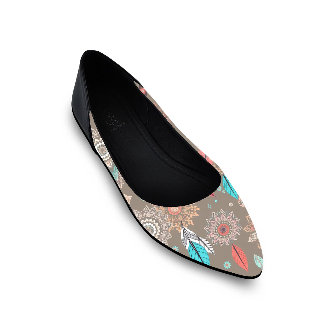 Black AYANA Juno Flat Shoes