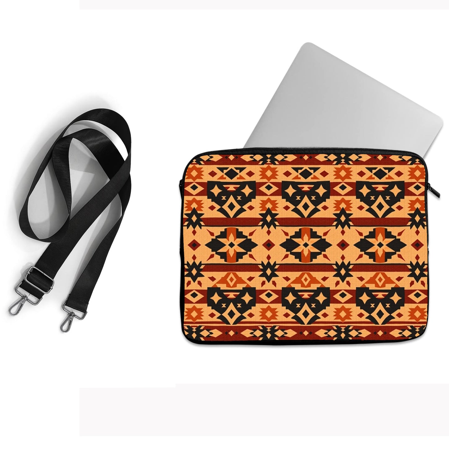 Printed Roux laptop sleeve