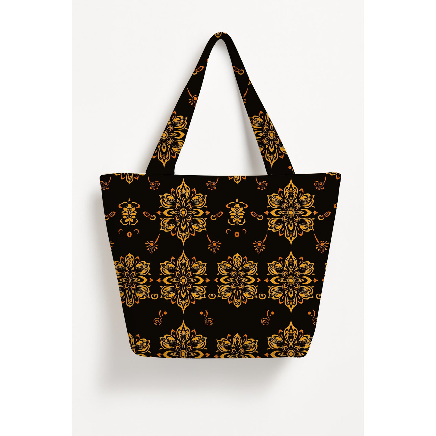 Printed Vani Basket Tote Bag