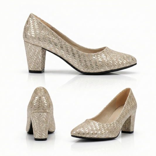 Aurelia Soirée Mid-Heel Shoes | Scarpella