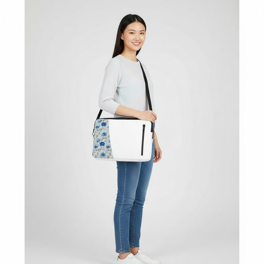 White picchuee Edge Laptop Sleeve