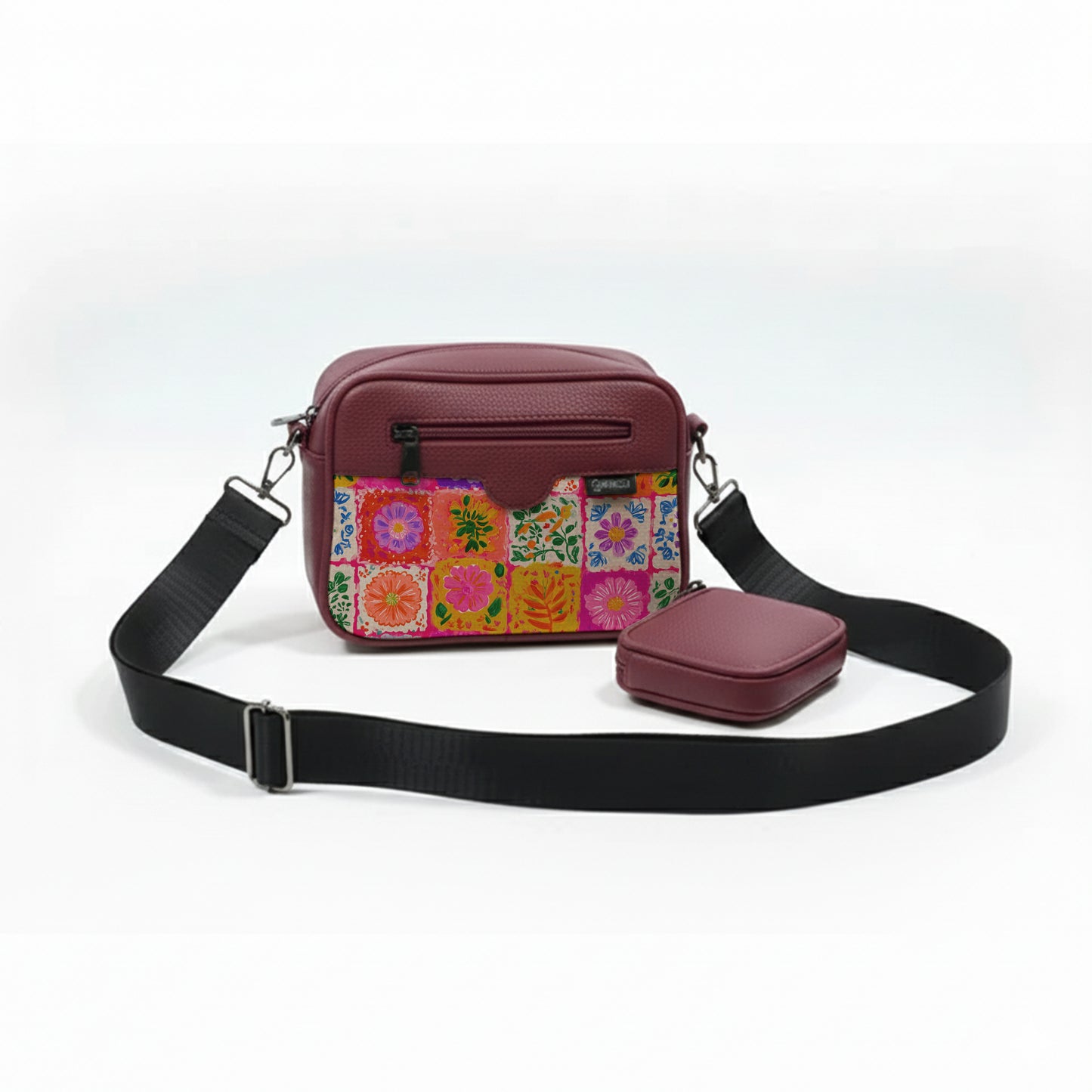 Burgundy Jasmine kanu Cross bag