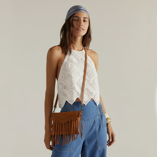 Sienna Fringe Everyday Crossbody | Scarpella