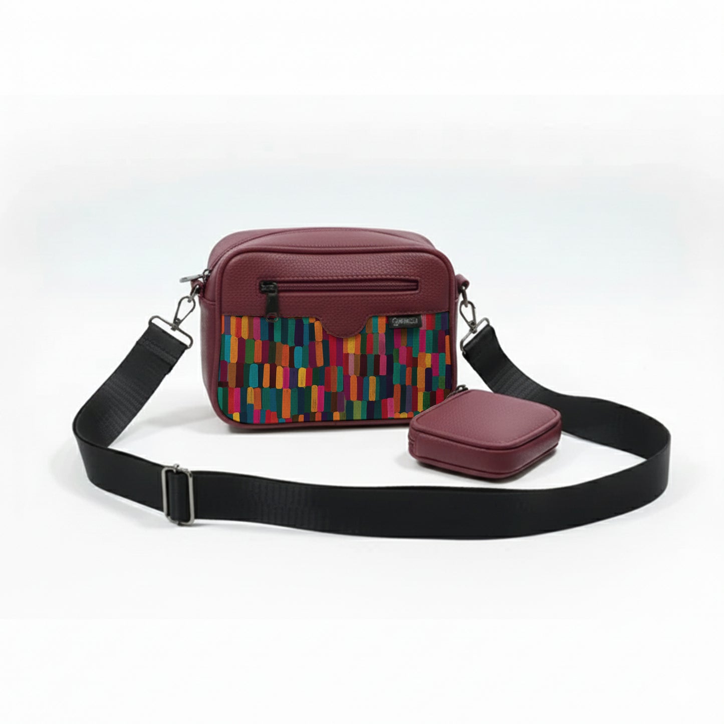Burgundy Jasmine morany Cross bag